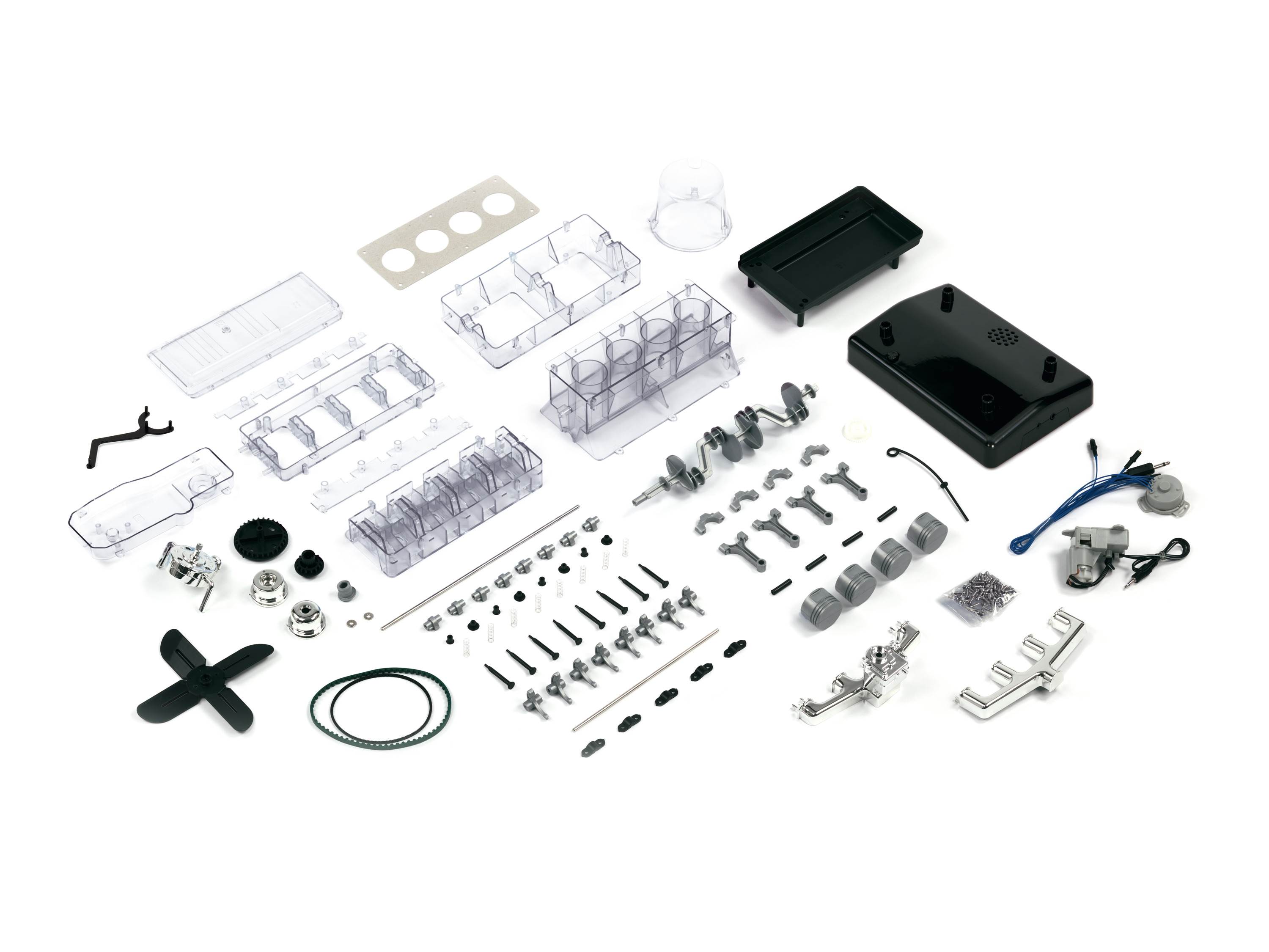 Thumbnail - FRANZIS Technikbausatz 4-Zylinder-Motor