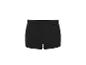 Schwarze Herren-Boxershorts mit elastischem Bund.