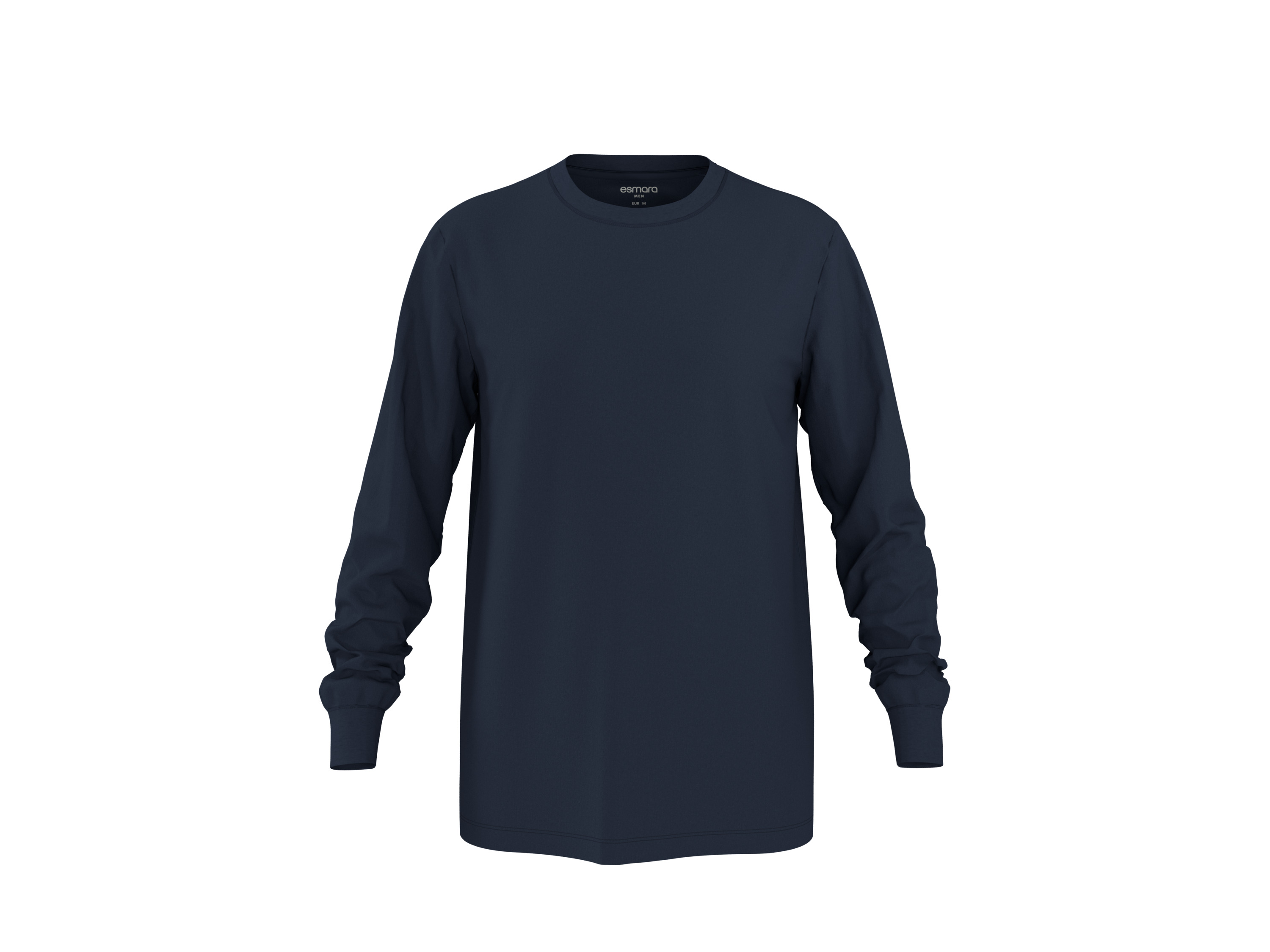 ESMARA MEN Herren Langarmshirt (Navy, XL (56/58))""