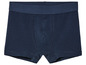 Dunkelblaue Herren-Boxershorts.