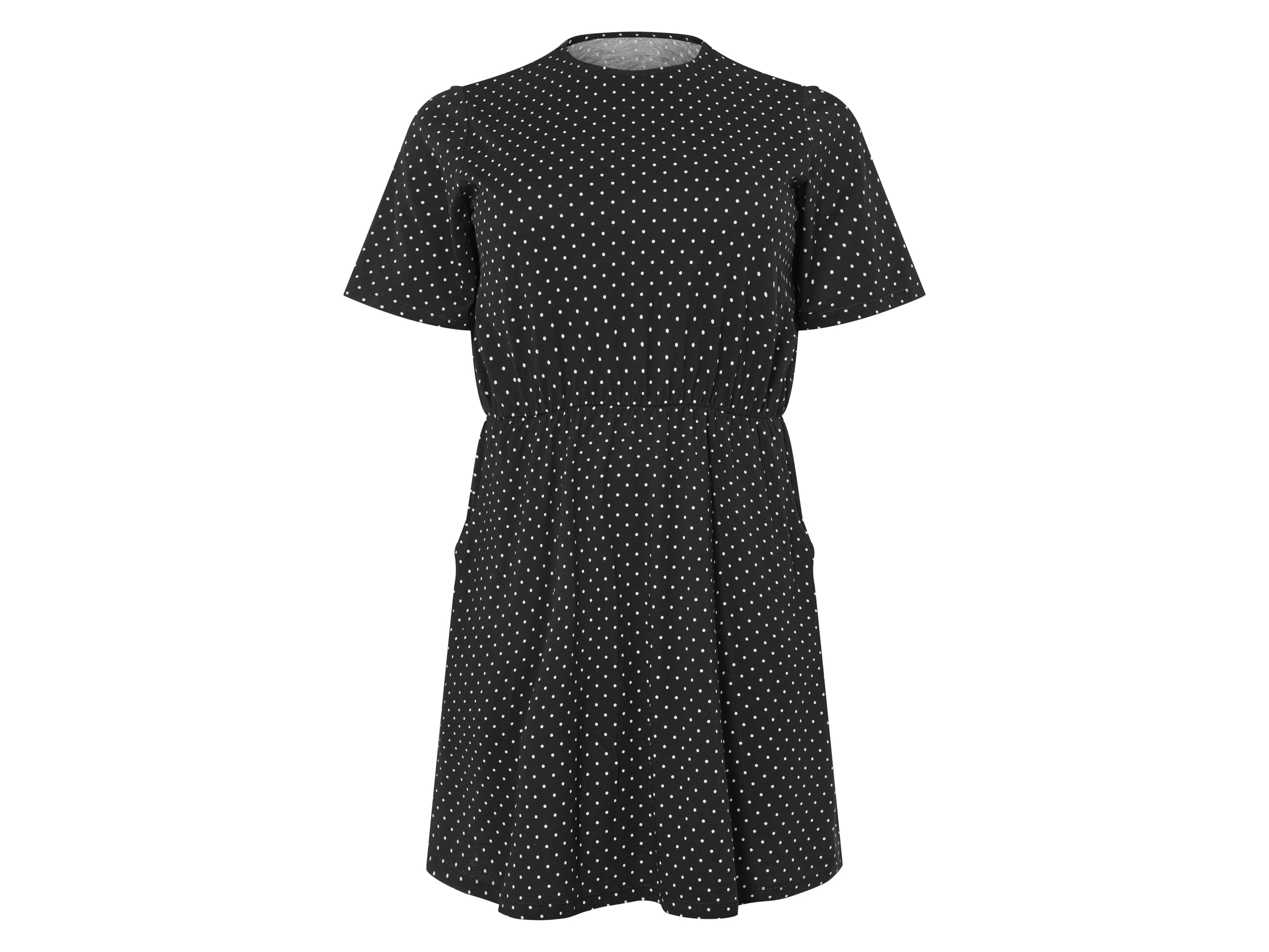 esmara® Damen Kleid (Gemustert/schwarz, 3XL(56/58))““ | dass ein Textil- oder Lederprodukt auf mehr als 300 Schadstoffe geprüft wurde. Cotton made in Africa Wir unterstützen den nachhaltigen Baumwollanbau in Afrika Mit dem Kauf dieses Produkts leistest Du einen wichtigen Beitrag zur Zukunft Afrikas uns zum Schutz der Umwelt. Du unterstützt die Initiative Cotton made in Africa dabei, die Lebensbedingungen afrikanischer Kleinbäuerinnen und Kleinbauern und ihrer Familien zu verbessern und die Umwelt zu schützen. Mehr unter: cottonmadeinafrica.org/massbalance Eine Initiative der AID BX Trade Foundation Tencel TM Lyocell Mit Fasern natürlichen Ursprungs Tencel TM Lyocell ist eine umweltverträgliche Faser aus Cellulose, ressourcenschonend in der Herstellung und vollständig biologisch abbaubar. Die glatte Faseroberfläche von Tencel™ Lyocellfasern nimmt Feuchtigkeit effizienter auf als Baumwolle. Dies unterstützt den natürlichen Temperaturausgleich des Körpers und verleiht der Haut Tag und Nacht ein kühles und trockenes Gefühl. Tencel TM ist eine Marke der Lenzing AG. Hohenstein Das passt perfekt Das Prüfinstitut Hohenstein führt seit rund 60 Jahren Reihenmessungen und Studien zur Erfassung der Körpermaße durch. Mit Nutzung der 3-D-Bodyscannertechnologie werden die realen Körperformen visualisiert und in verlässliche Größentabellen umgerechnet.““