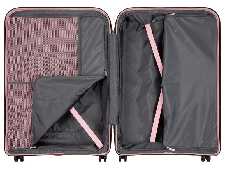 Gehe zu Vollbildansicht: TOPMOVE® Koffer, mit 4 Rollen, 90 l, pastellrosé - Bild 4