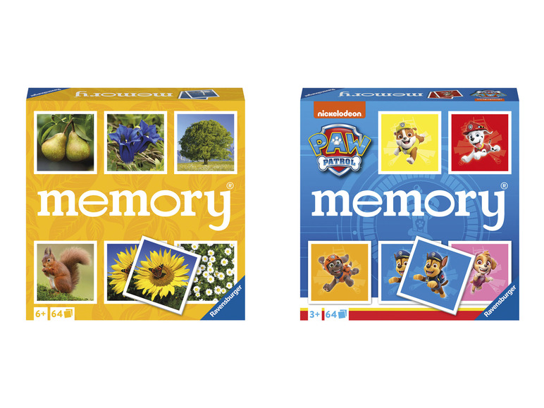 Gehe zu Vollbildansicht: Ravensburger memory®, mit 64 Bildkarten - Bild 1