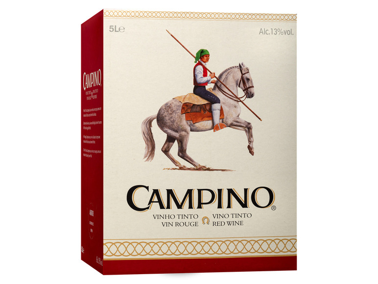 Gehe zu Vollbildansicht: Campino Vinho Tinto 5-l-Bag-in-Box trocken, Rotwein - Bild 1