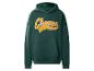 Dunkelgrüner Hoodie mit „Champs“-Schriftzug in Gelb und Weiß