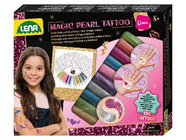 LENA Magic Pearl Tattoo, Faltschachtel
