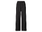 Schwarze, locker sitzende Hose mit Gummibund