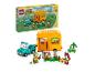 LEGO Animal Crossing Leif's Caravan & Garden Shop Set mit Auto und Figuren.
