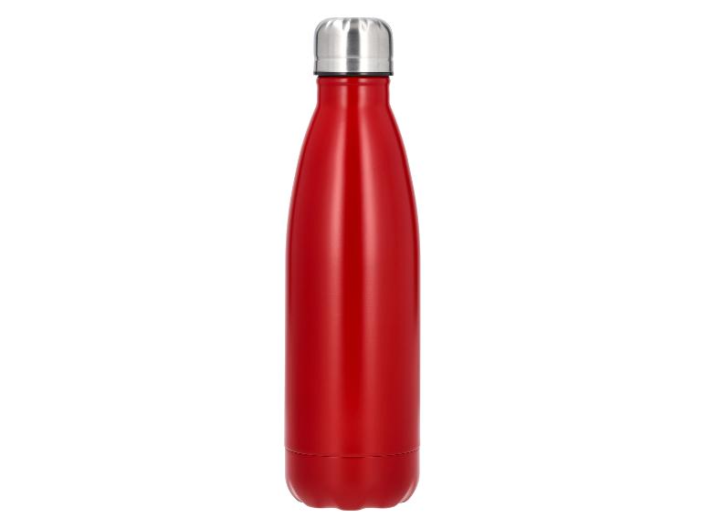 Rote Thermosflasche mit Metallverschluss