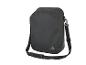 Schwarze Crivit wasserdichte Umhängetasche mit Gurt und Clip.