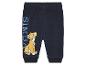 Dunkelblaue Babyhose mit Simba-Print.