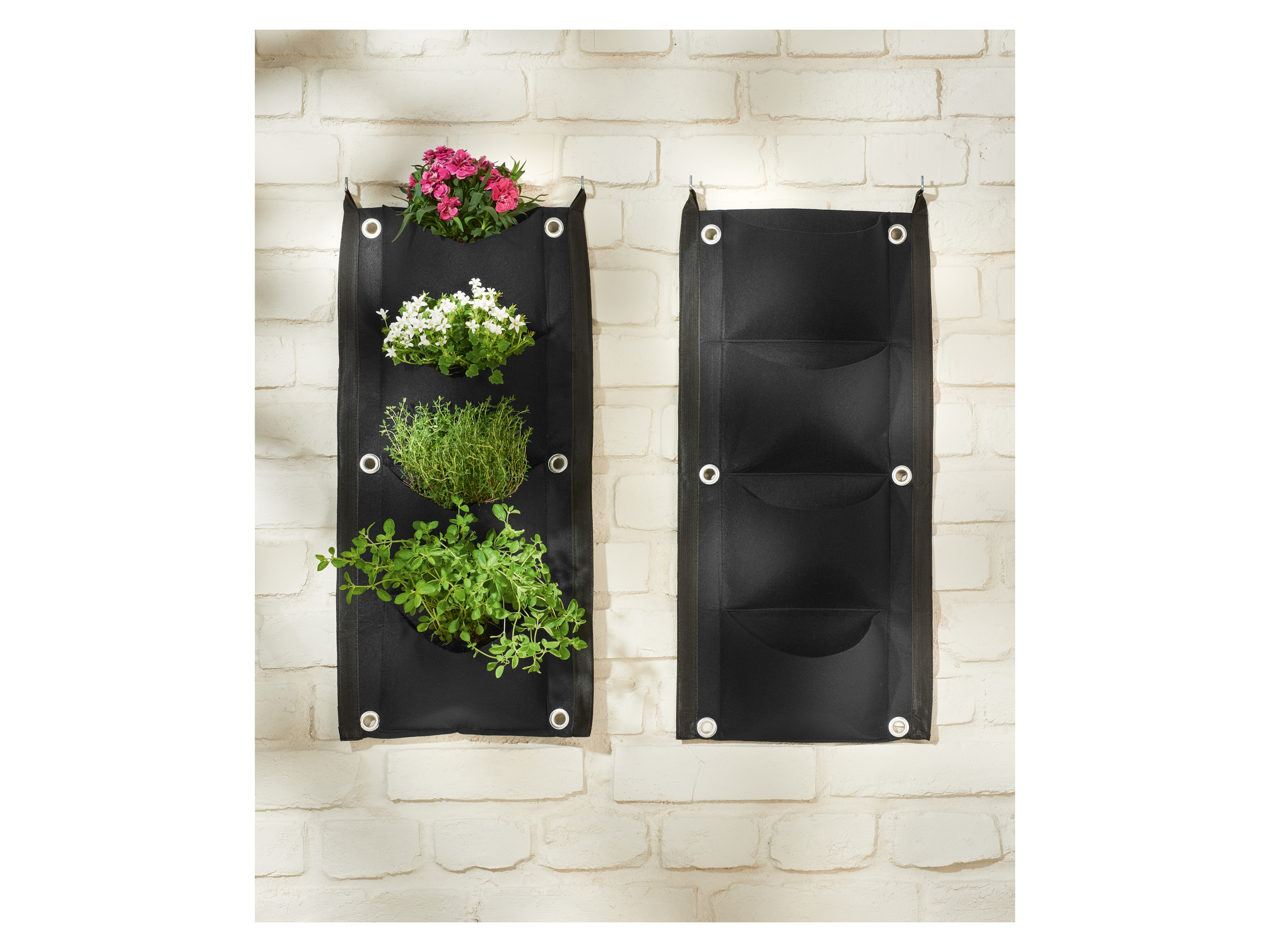PARKSIDE® Vlies-Pflanzsack Set 2tlg. (Wand-Pflanzsack Schwarz) – Bild 2 von 4
