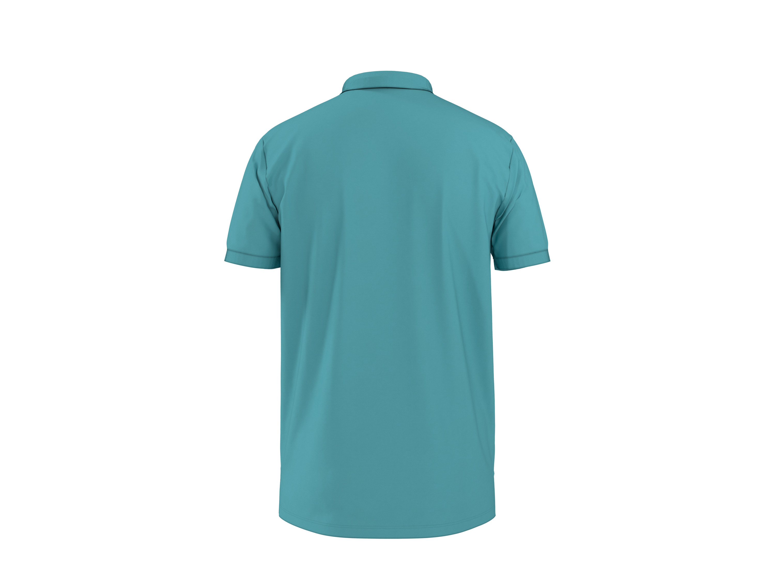 ESMARA MEN Herren Piqué Poloshirt (Blau, M (48/50)) – Bild 2 von 4