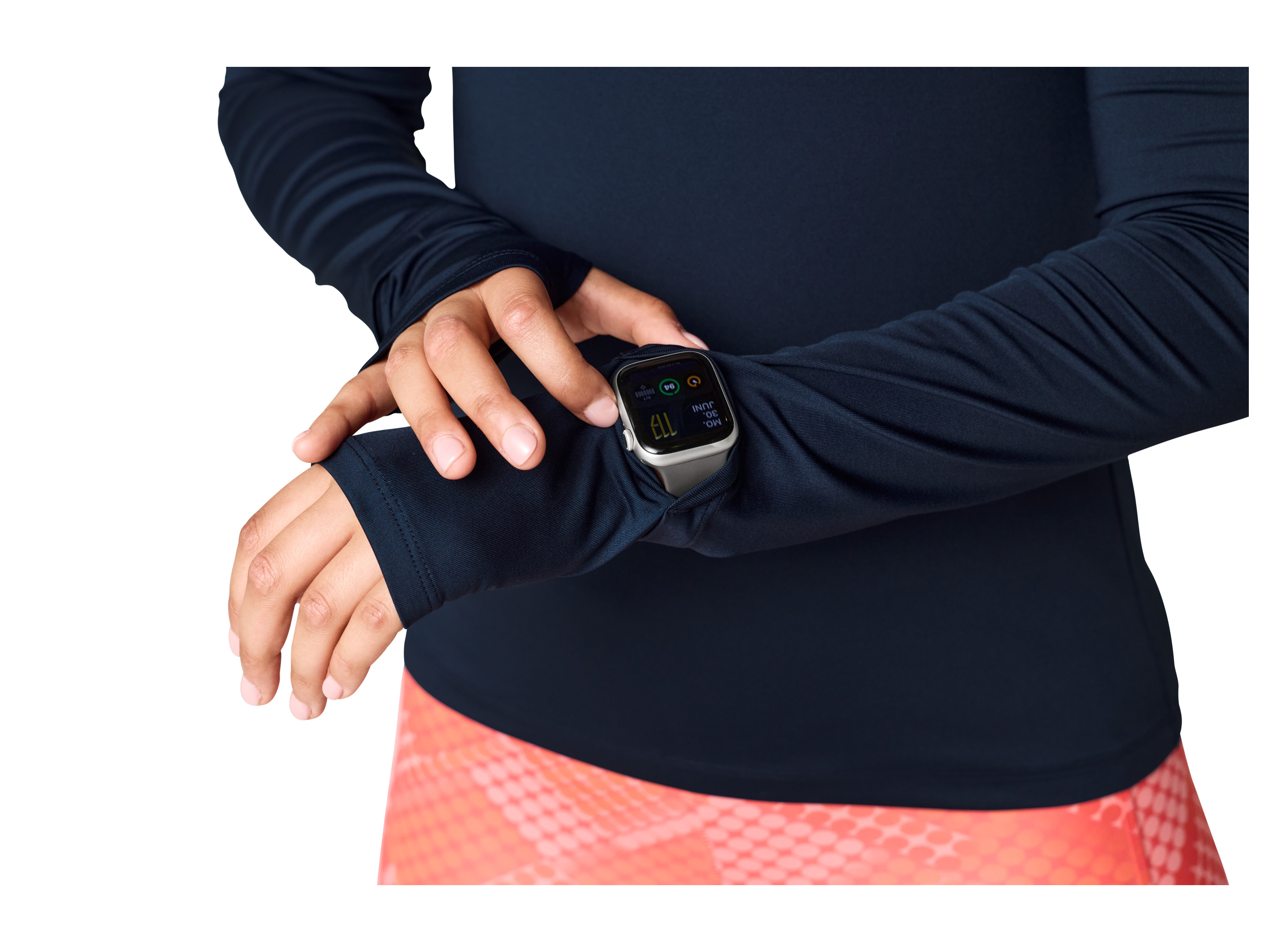 Thumbnail - CRIVIT Damen Funktionsshirt langarm (Navy, L(44/46))