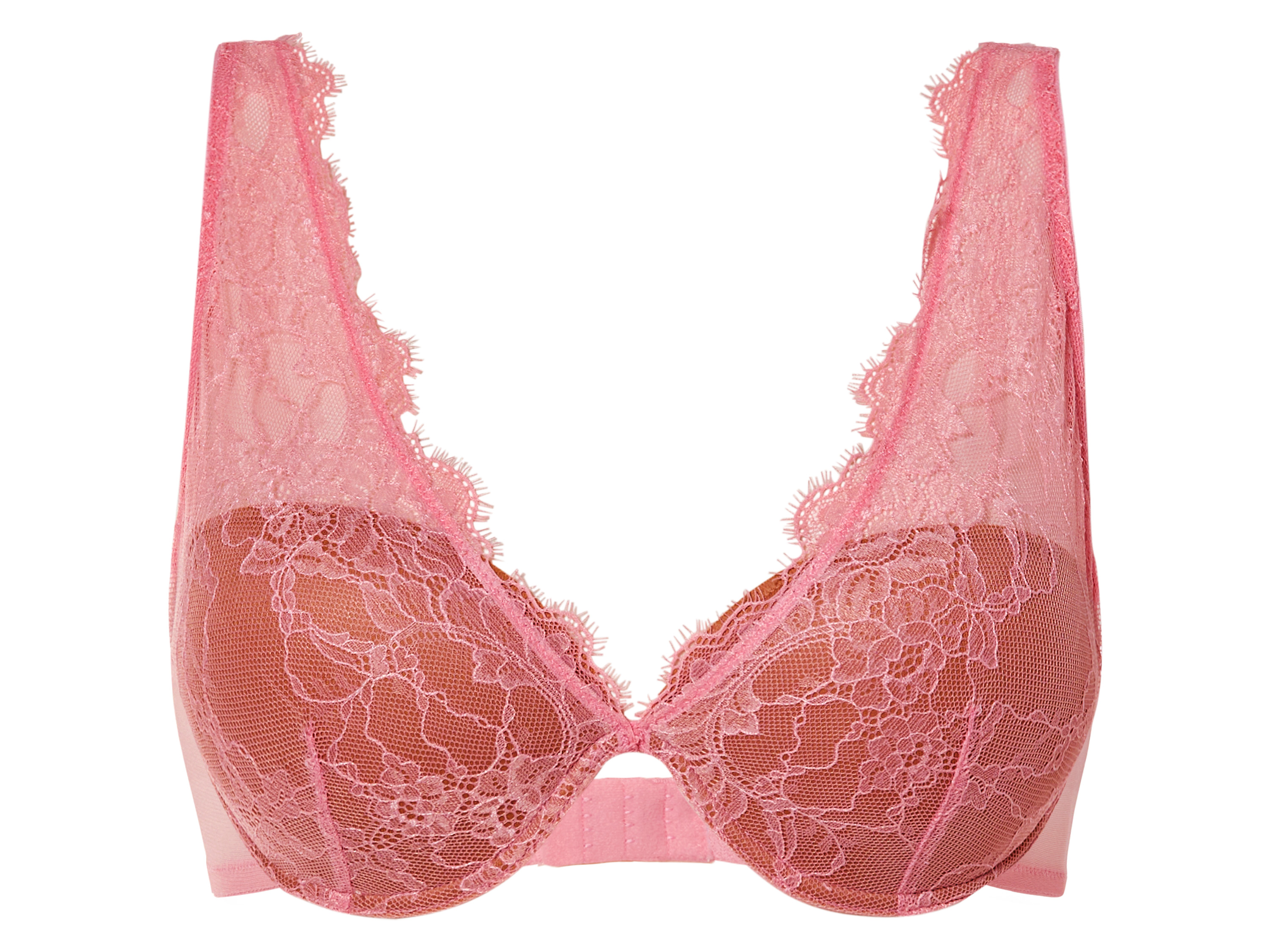 esmara® Damen BH mit Spitze (Rosé, 75B) | 04335633080249
