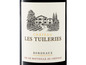 Château Les Tuileries Bordeaux Wein, mit einer Illustration eines Hauses und Weinbergen.