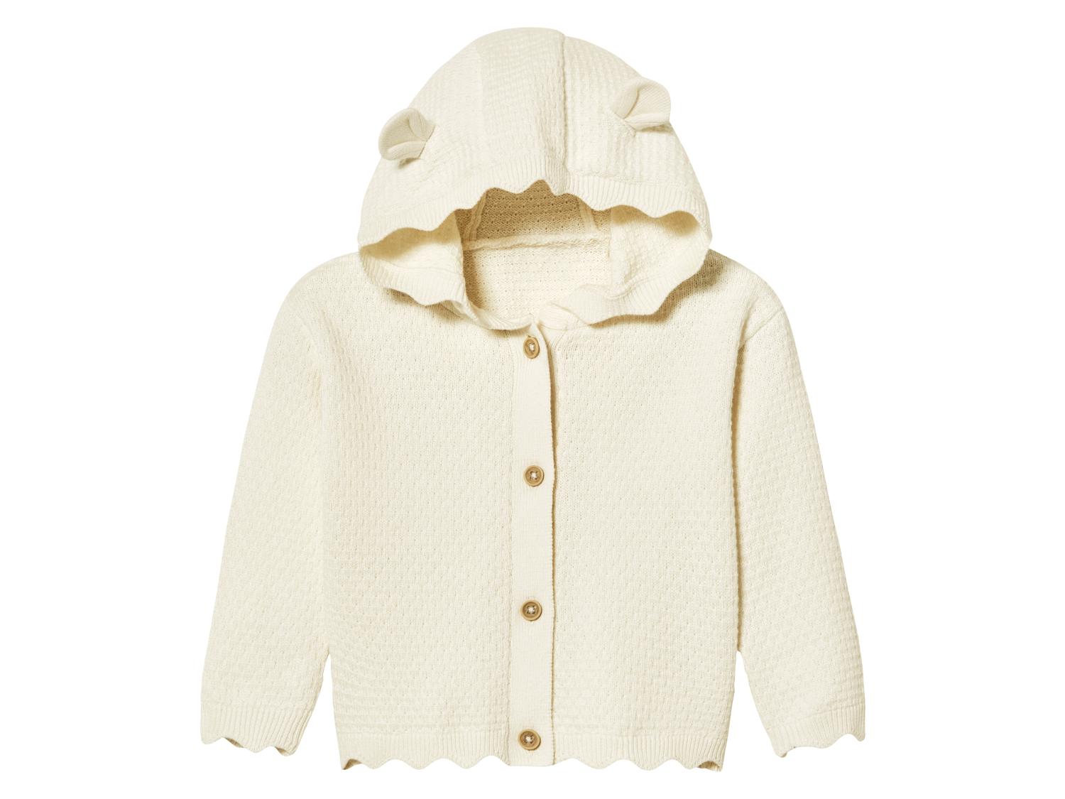 NAME IT Jungen Strickjacke - Bio-Baumwolle Rundhals