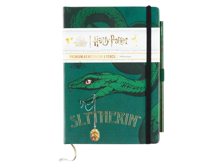 Gehe zu Vollbildansicht: Harry Potter Notizbuch, 240 Seiten, Stiftehalter - Bild 7