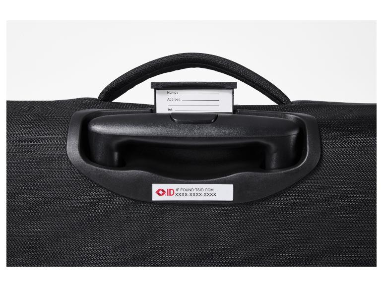 Trolley-Reisekoffer, schwarz