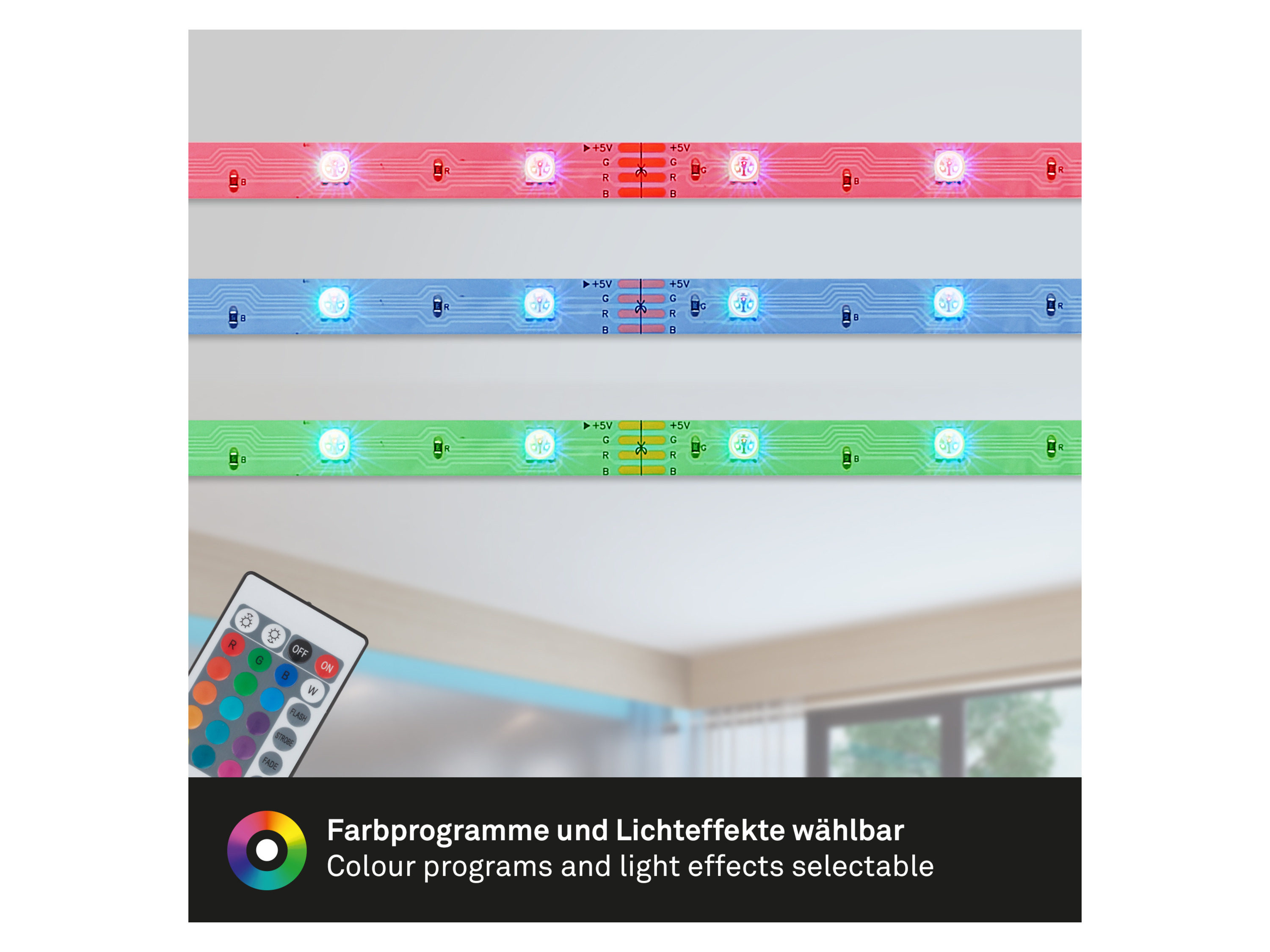 Thumbnail - Briloner RGB LED Flexband - Extralang ab 20m (30m)