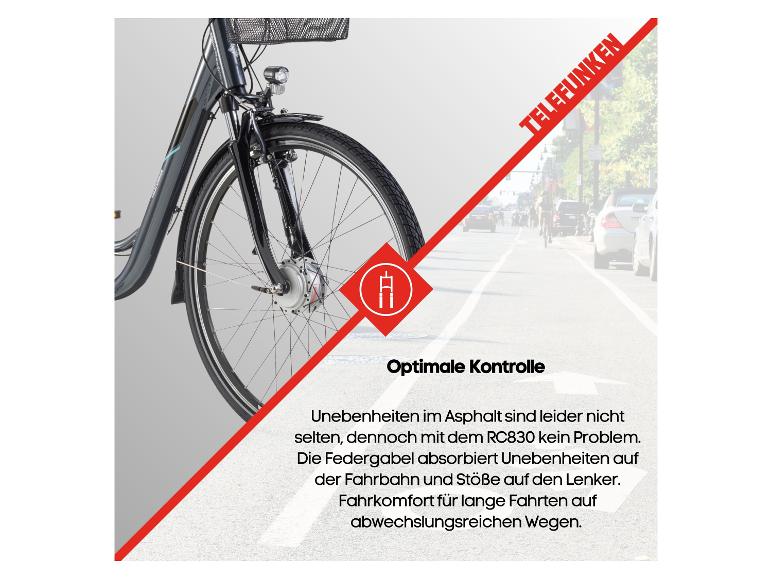 E-Bike Cityrad »RC830 Multitalent«, 28 Zoll