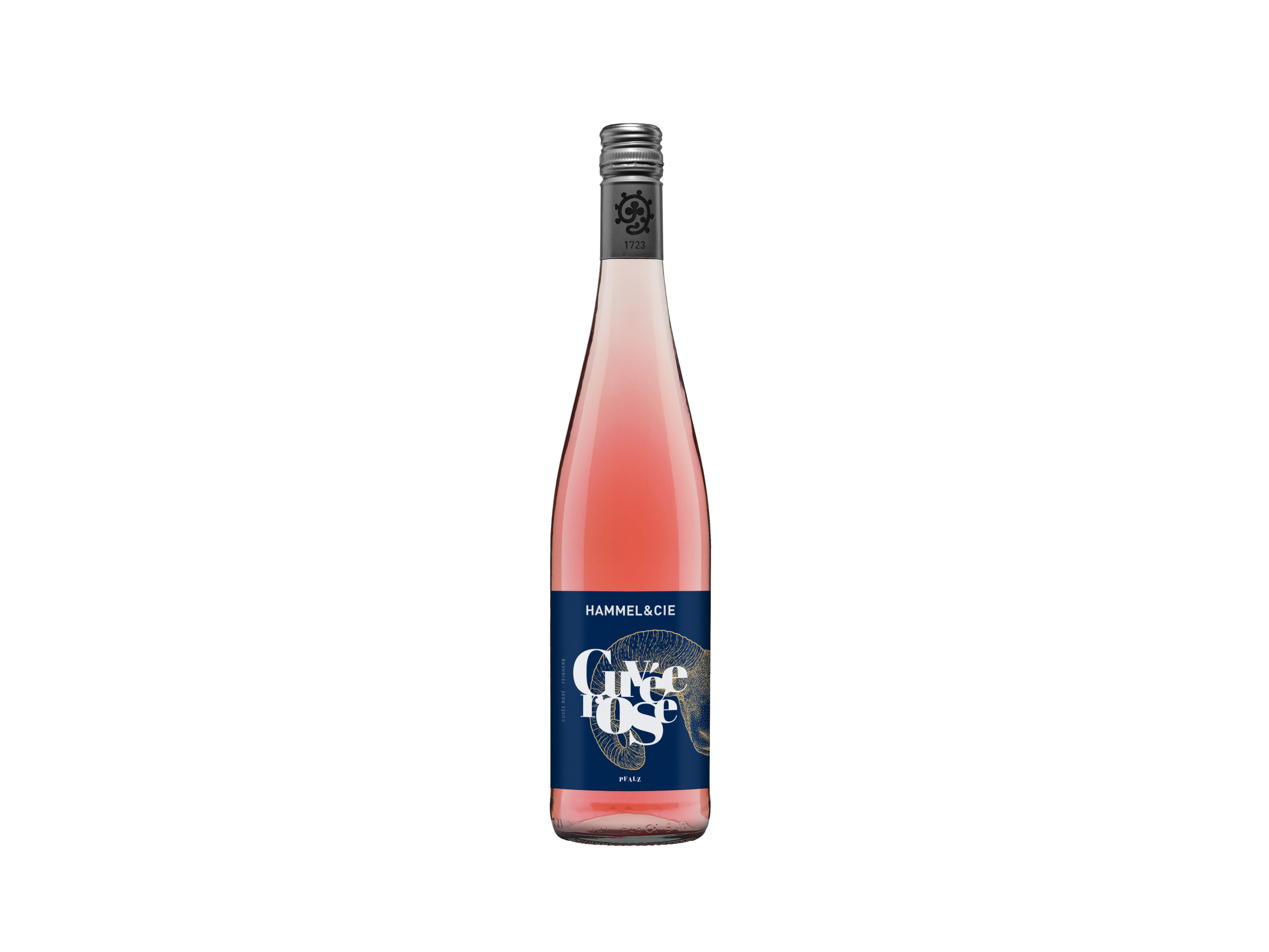 Lidl Wein-Angebot - HAMMEL Cuvée Rosé Pfalz QbA feinherb, Roséwein 2024 - Mindestbestellmenge 6