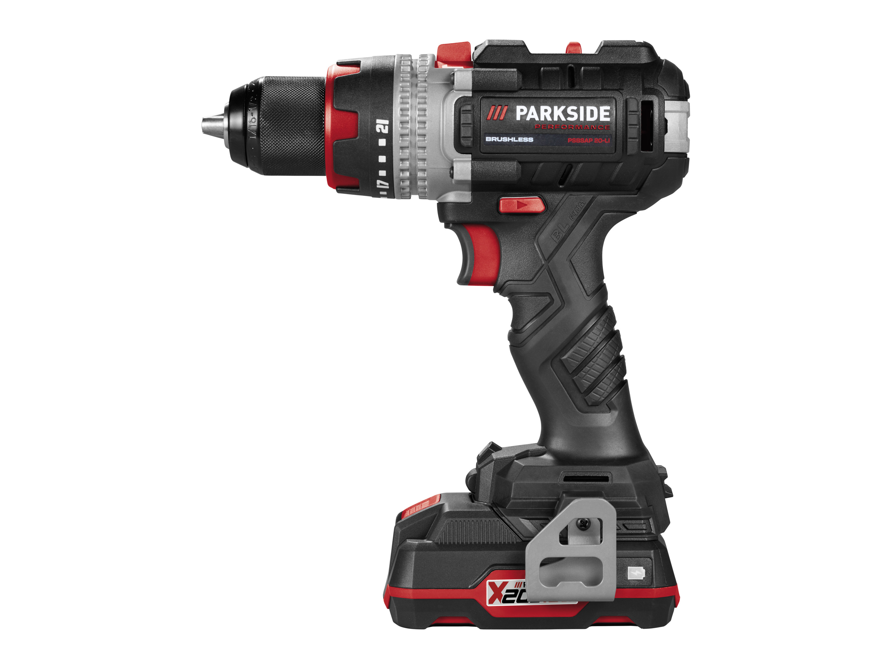 Thumbnail - PARKSIDE PERFORMANCE® 20 V Akku-Schlagbohrschrauber-Set »PSBSAP 20-Li D4«, mit Akku- und Ladegerät