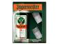 Jägermeister Kräuterlikör in Geschenkbox mit 2 Shotgläsern.