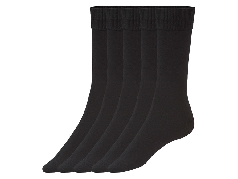 Gehe zu Vollbildansicht: LIVERGY® Herren Socken, 5 Paar, mit hohem Bio-Baumwollanteil - Bild 1