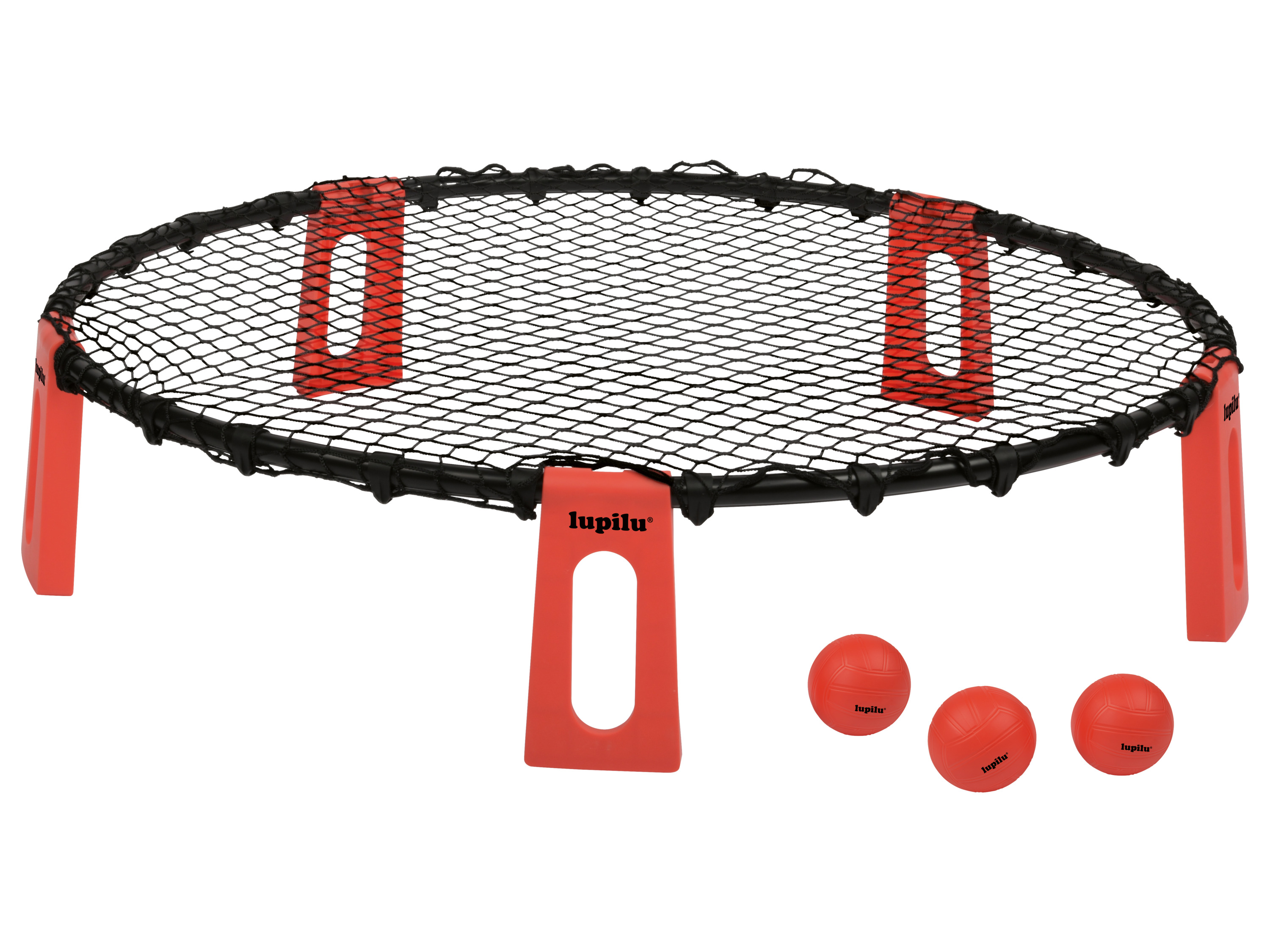 LUPILU® Disc-Golf-Set / Bean-Bag-Spielset / Schmetterball-Set / Street-Hockey-Set