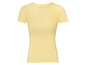 Gelbes gestreiftes T-Shirt mit kurzen Ärmeln von Esmara.