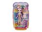 Enchantimals Sunshine Beach Ulia Einhorn Puppe und Pacifica Figur in transparenter Verpackung.