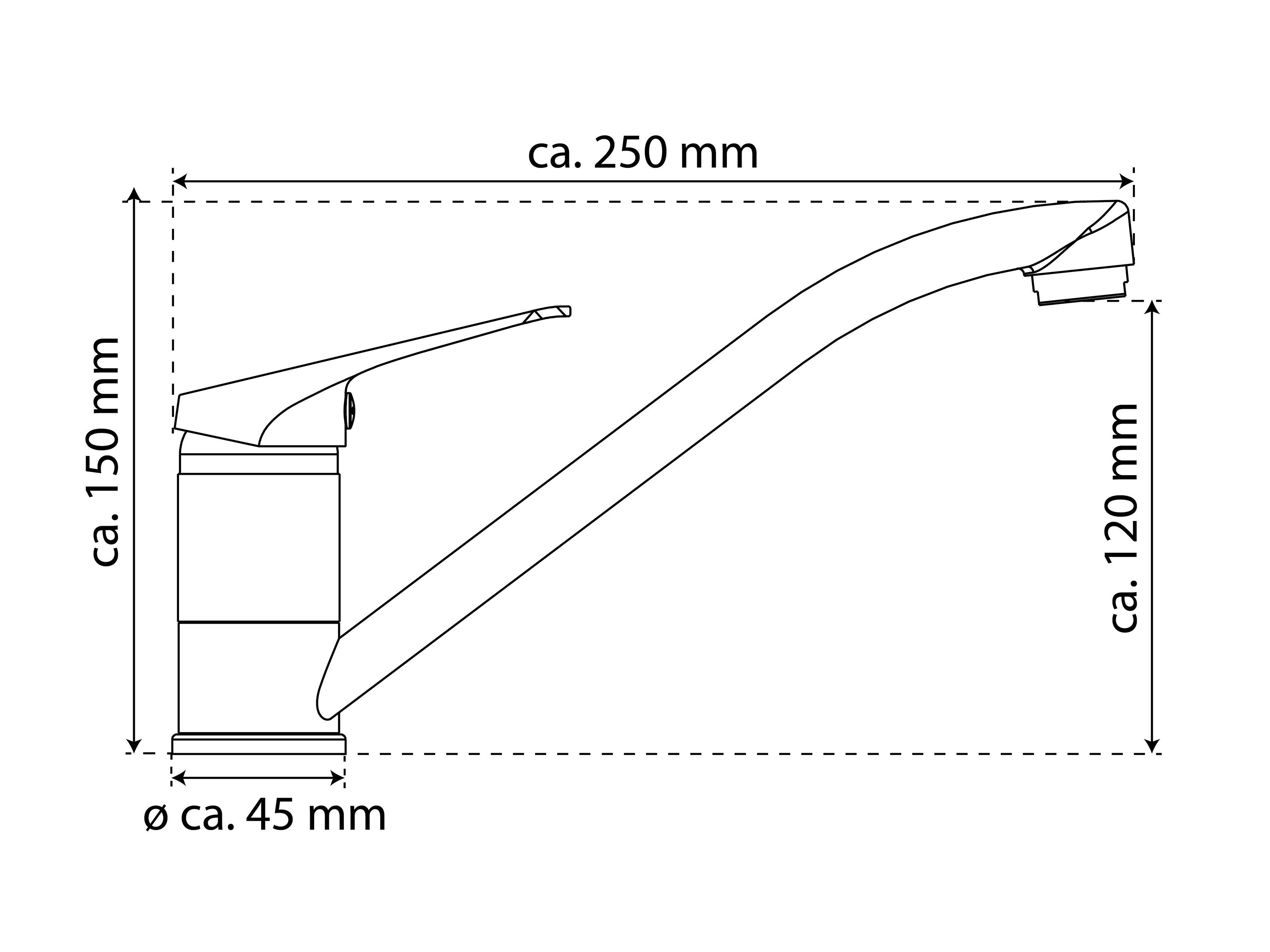 Eisl Spültischarmatur Speed 360° schwenkbarer Wasserhahn, Mischbatterie Küche, Spültischarmatur – Bild 3 von 3