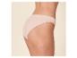 Damen-Beige nahtloser Baumwollslip, Seitenansicht