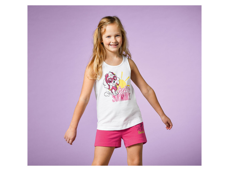 Gehe zu Vollbildansicht: Kleinkinder Mädchen Shorts und T-Shirt, 2-teilig, aus weicher Single-Jersey-Qualität - Bild 16