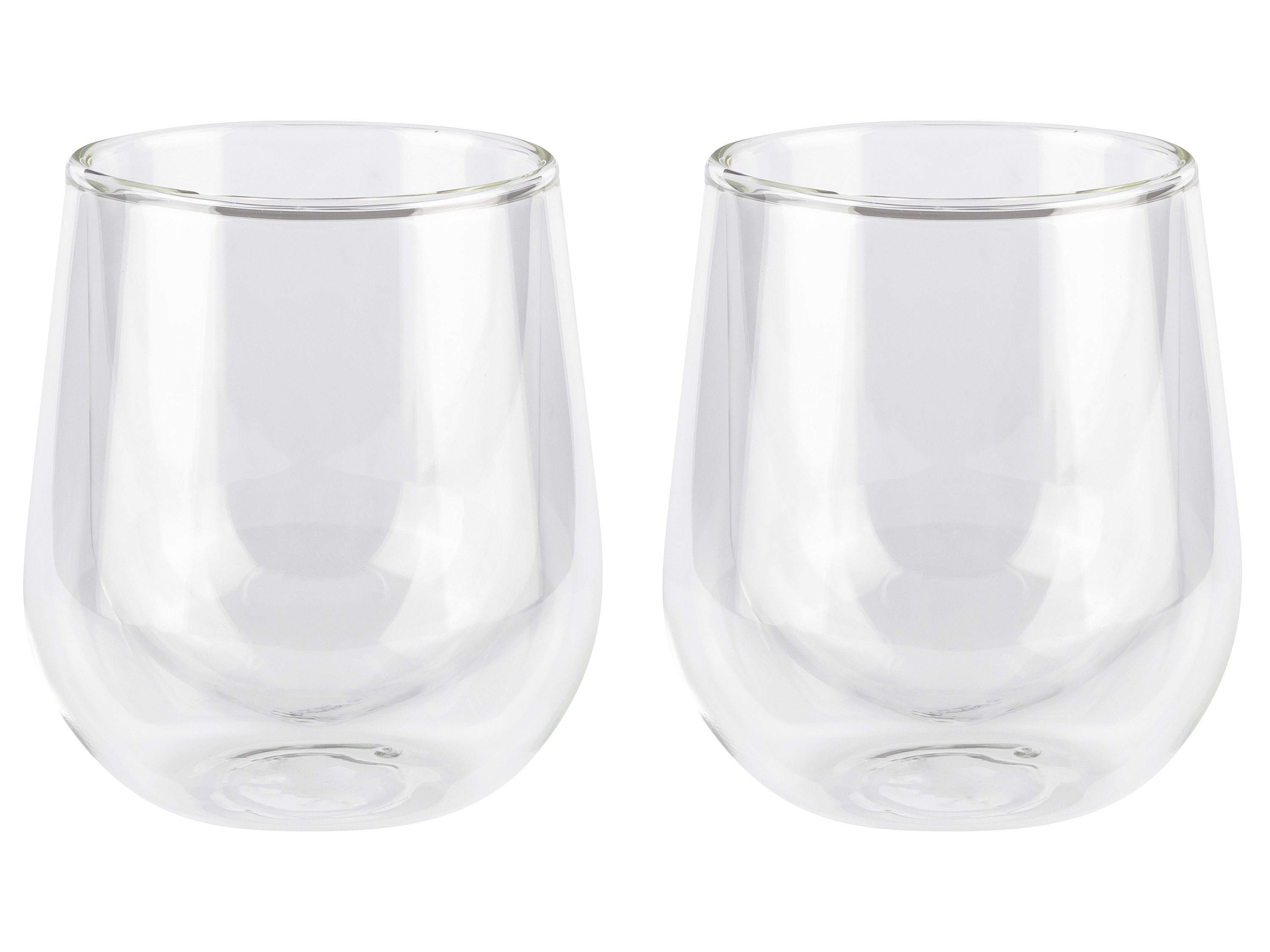ERNESTO® Doppelwandige Gläser, 2 Stück, aus Borosilikatglas (Wein) | 04055334933605