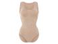 Ein beiger Body mit eingebautem BH.