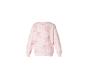 Rosa Langarm-Sweatshirt mit Ballerina-Aufdruck.
