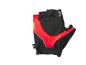 Kurze Fahrradhandschuhe, rot und schwarz, Marke Gel.