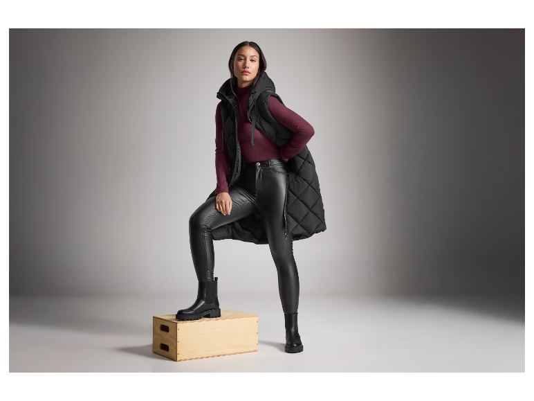 Damen Stiefeletten, mit seitlichem Elastikeinsatz