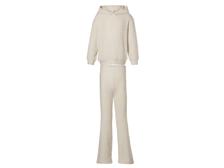 LUPILU® Kleinkinder Mädchen Set Softspun Thermo 2-teilig in Creme