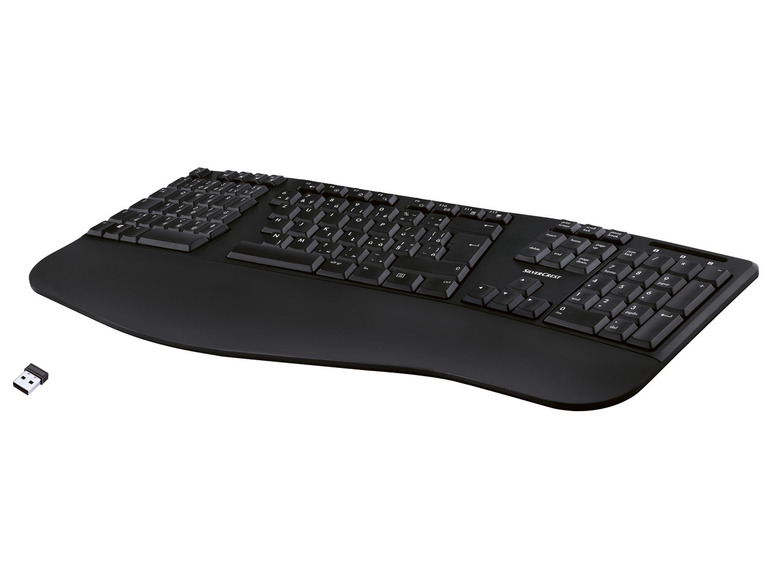 Gehe zu Vollbildansicht: SILVERCREST PC Tastatur, ergonomisch, kabellos (Achtung: LV OSDE/OSCZ/OSSK) - Bild 1