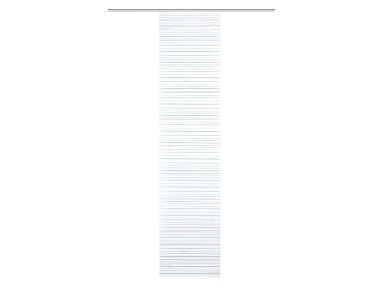 Gehe zu Vollbildansicht: Home Wohnideen Schiebevorhang »FOLKE«, mit Querstreifen-Grund, halbtransparent, 245 x 60 cm - Bild 6