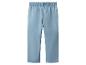 Hellblaue Jeans-Hose mit weitem Bein und elastischem Bund