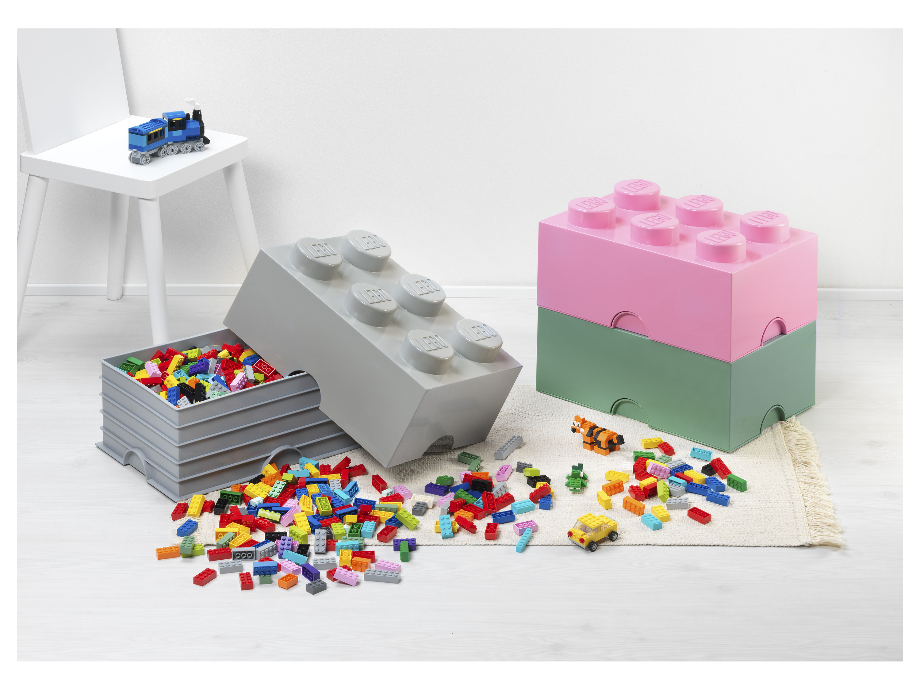 Thumbnail - LEGO Storage 6er Brick (Light Purple)