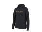 Schwarzer Kapuzenpullover mit gestreiftem Text „PARKSIDE EST. 1996“