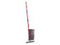 Rotes und graues Flachwischer- und Eimer-Set