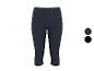 Dunkelblaue Damen-Caprihose mit schwarzen Farboptionen