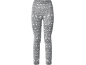 Graue Damen-Strickleggings mit weihnachtlichem Norwegermuster