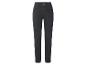 Dunkelgraue High-Waist Skinny Jeans für Damen mit Vordertaschen und Knopfverschluss.